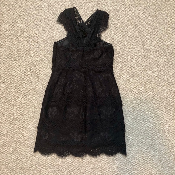 NWOT Anthropologie Leifsdottir Black Lace Dress - Picture 8 of 10